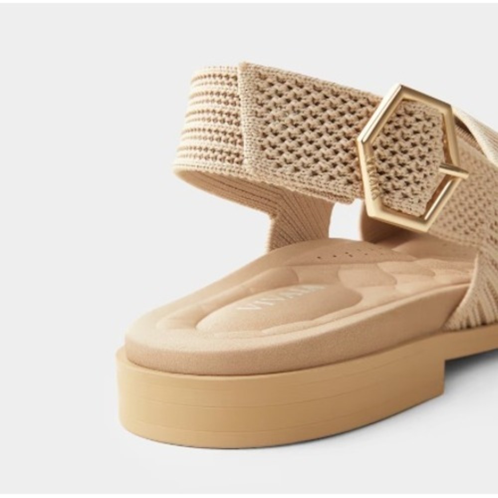 Vivaia Sling Back Arch Pro AdaptAll Sandals Pamela Sandals 42 US 10.5 Beige - Picture 2 of 11